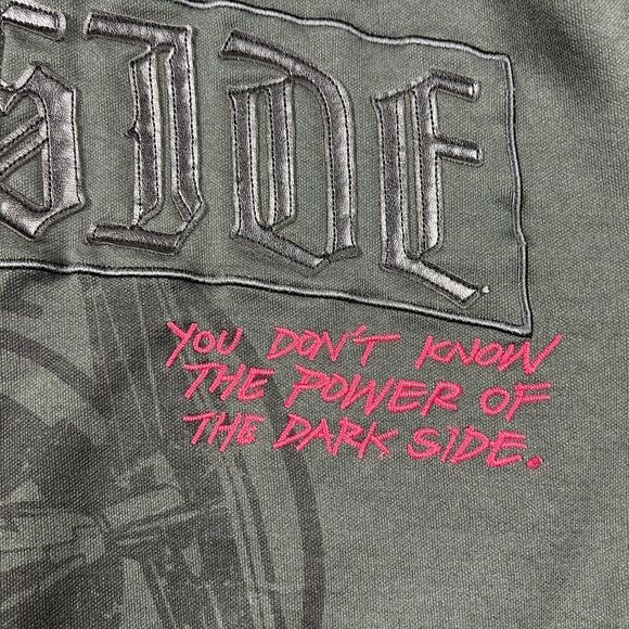 Ecko Unltd Star Wars Jacket Mens Medium Dark Side Full Zip Storm Trooper‎ Green - Picture 9 of 12